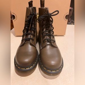 Dr. Martens 1460 Pascal Wanama Air Wair Boots (Olive)